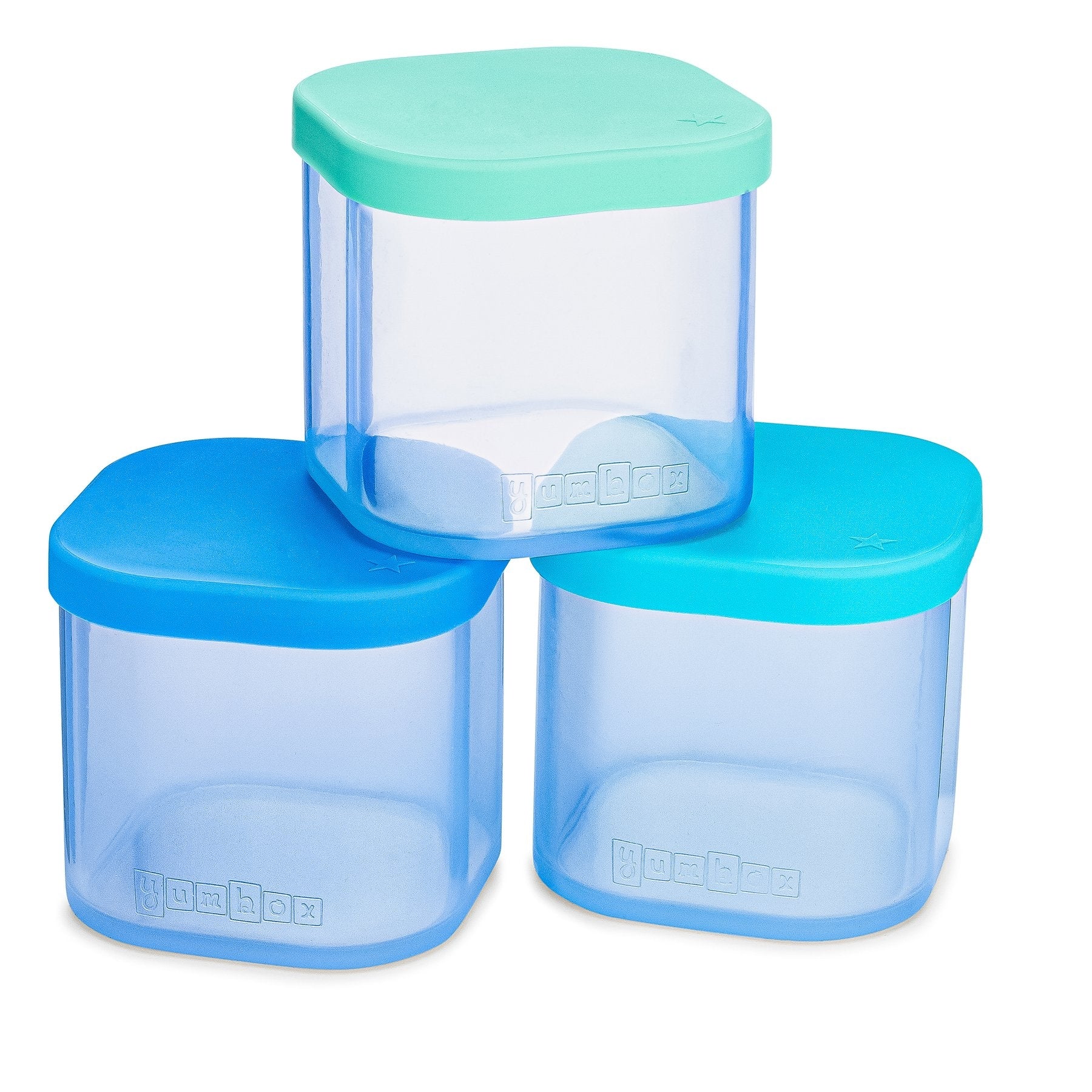 Yumbox Chop Chop Silicone Storage Cubes, 3pc - Crisp