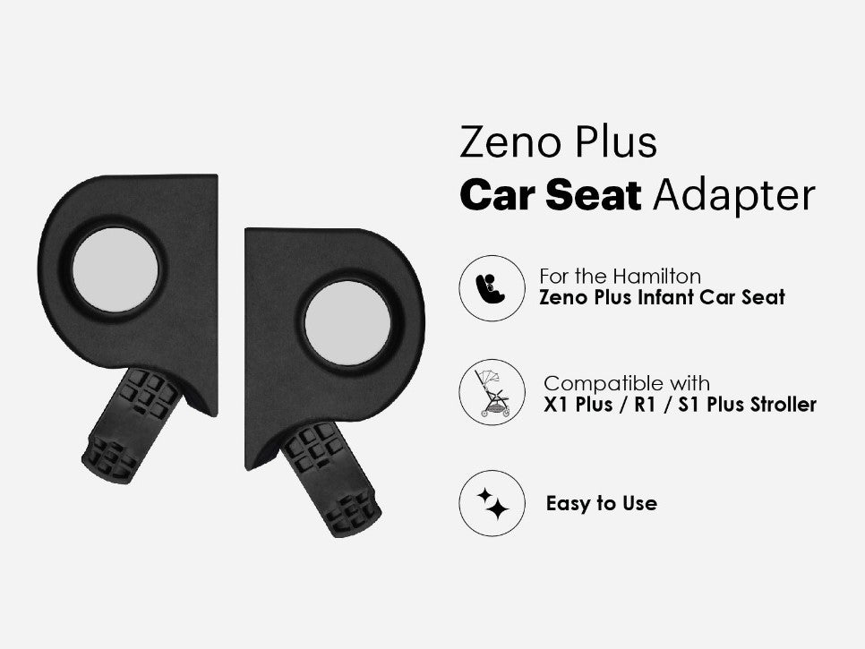 Hamilton Zeno Plus Car Seat Adapter for X1 Plus/S1 Plus Stroller