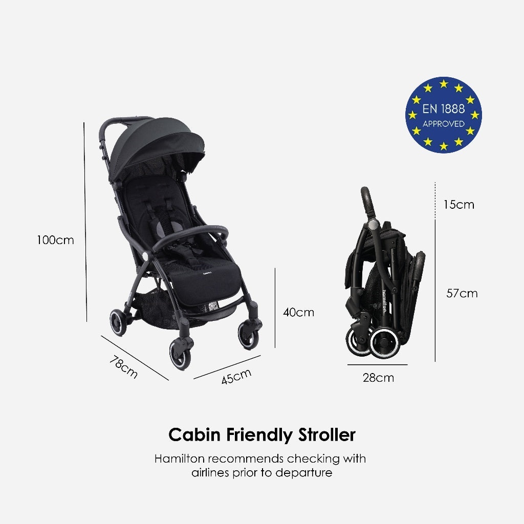 Hamilton X1 Lite MagicFold Stroller (2 Colors)