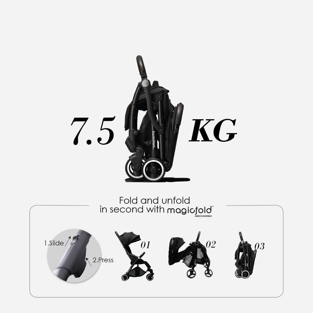 Hamilton X1 Lite MagicFold Stroller (2 Colors)