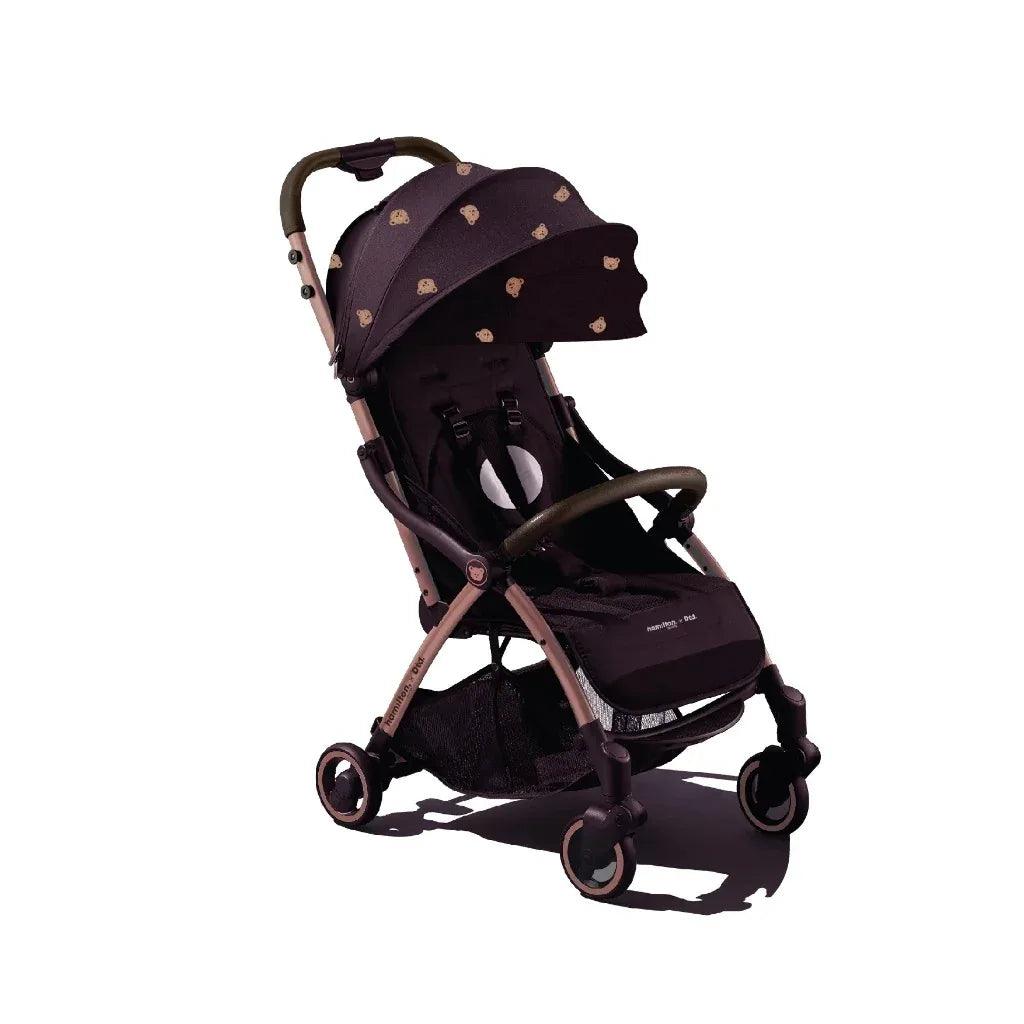 doona stroller aldi Hamilton X1 Plus x DTD (Bear) Stroller with MagicFold - Special Edition  (Black)