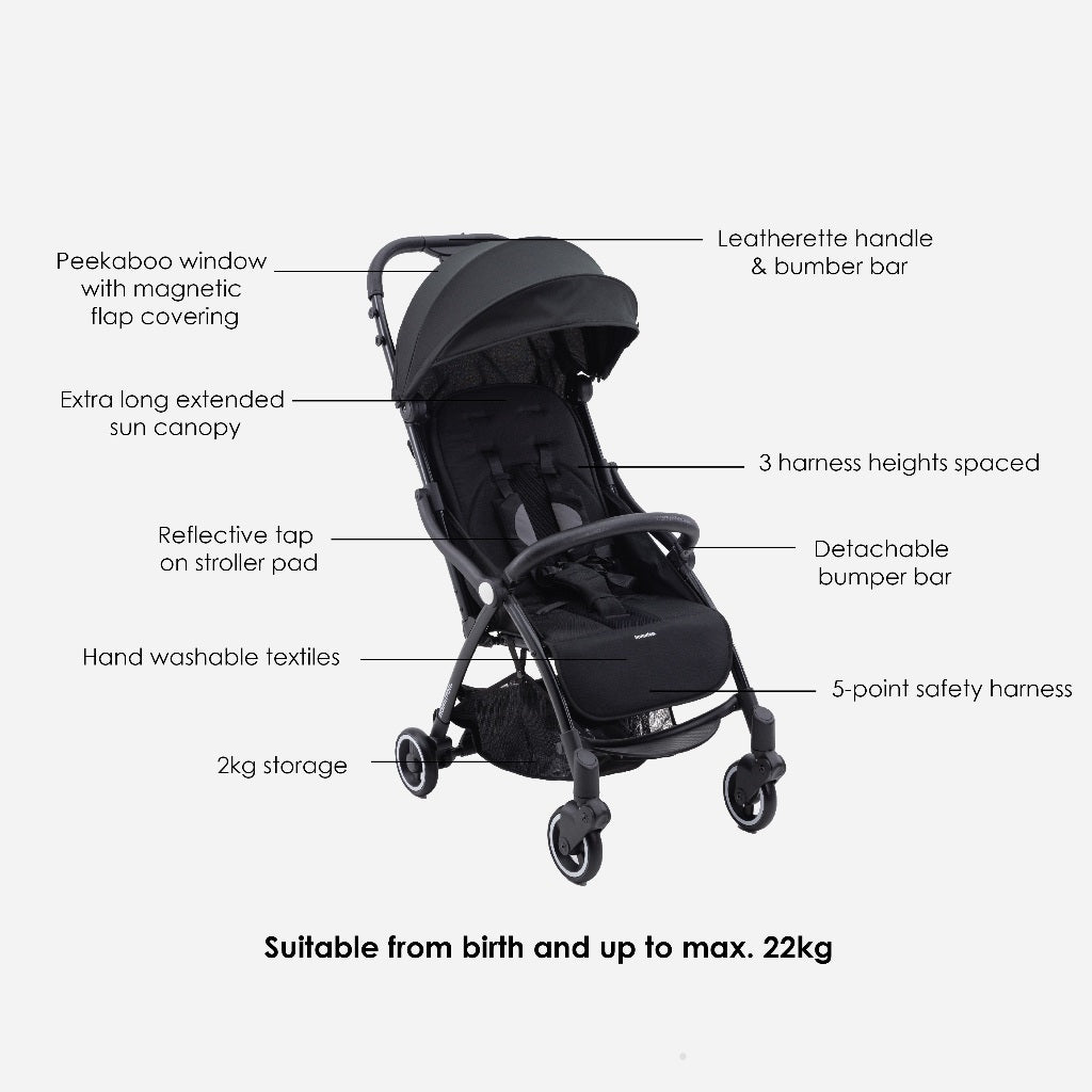 Hamilton X1 Lite MagicFold Stroller (2 Colors)