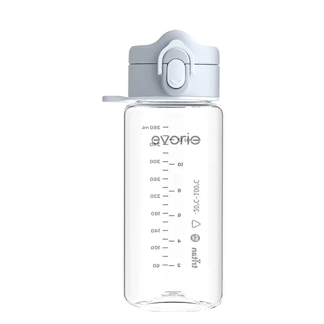 Evorie Tritan Kids Drinking Spout Water Bottle, 380ml (14 Designs)