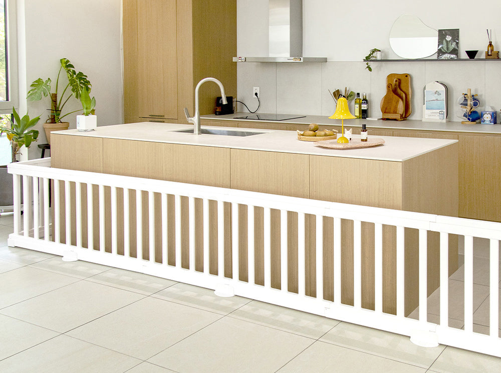 Parklon Baby Room Play Yard, 210 x 140cm (Size L) - Cream Ivory