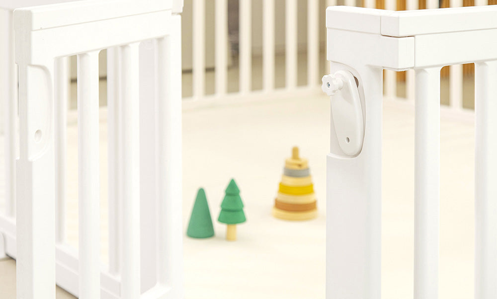 Parklon Baby Room Play Yard, 210 x 140cm (Size L) - Cream Ivory