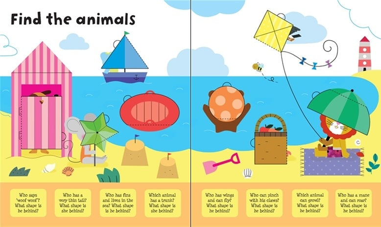 Usborne Lift-the-Flap Board Book Series - Age: 2+ (Multiple Titles) - Pupsik Singapore