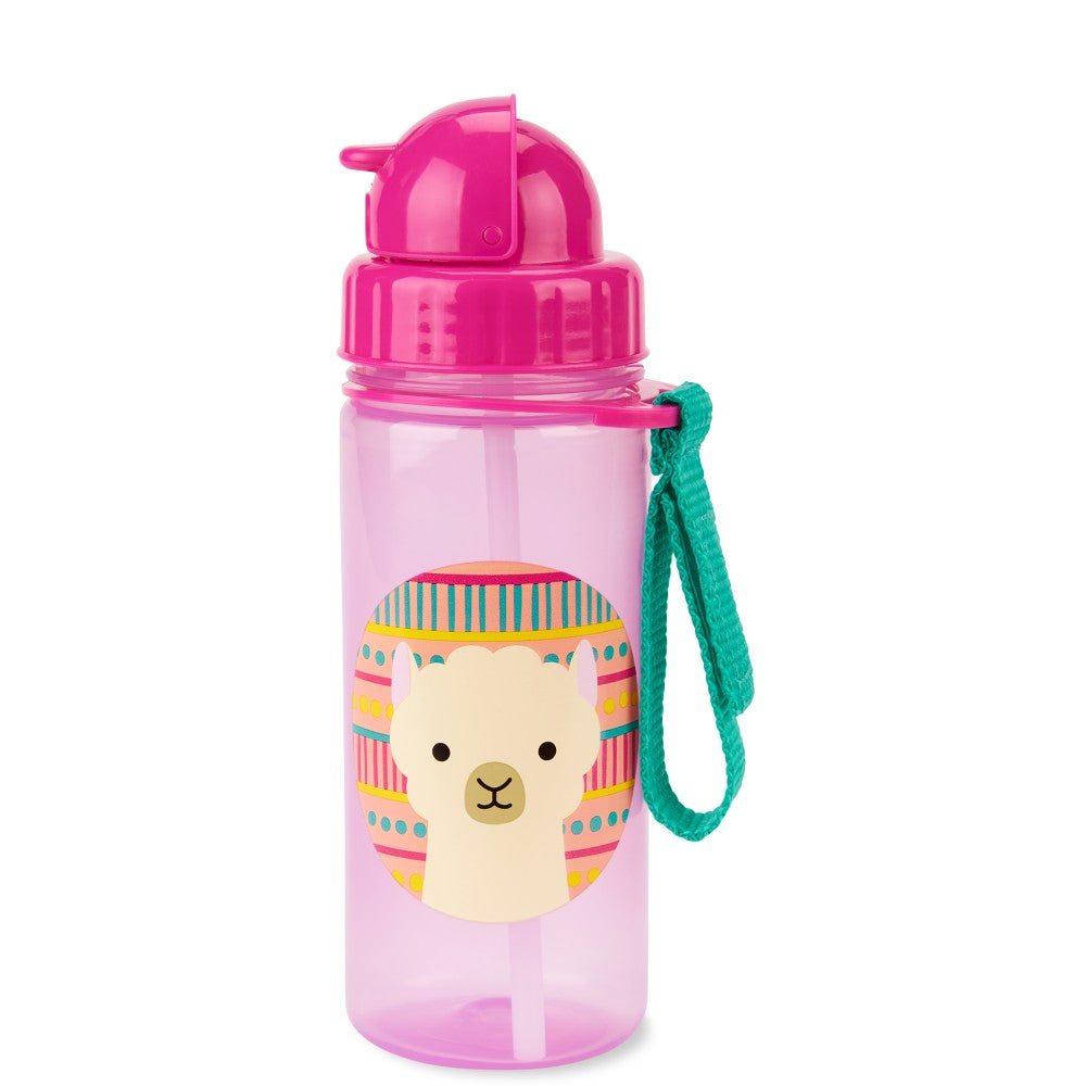 Skip Hop Zoo Straw Water Bottle, 13oz (12 Designs) - Pupsik Singapore