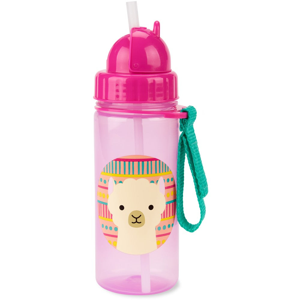 Skip Hop Zoo Straw Water Bottle, 13oz (12 Designs) - Pupsik Singapore