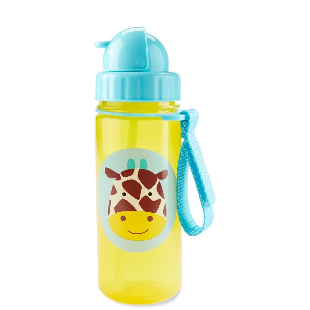 Skip Hop Zoo Straw Water Bottle, 13oz (12 Designs) - Pupsik Singapore