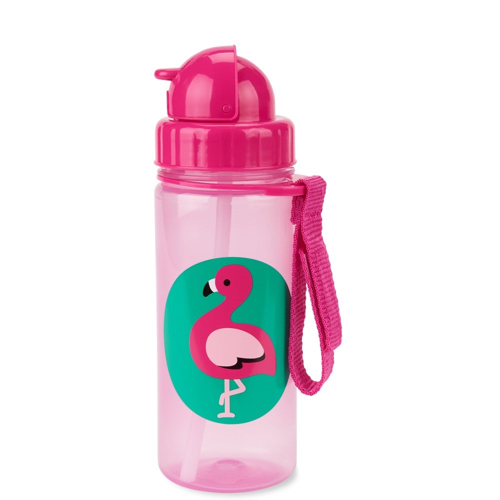 Skip Hop Zoo Straw Water Bottle, 13oz (12 Designs)
