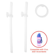 Skip Hop Zoo Extra Straws for 13oz Straw Bottle, 2pk