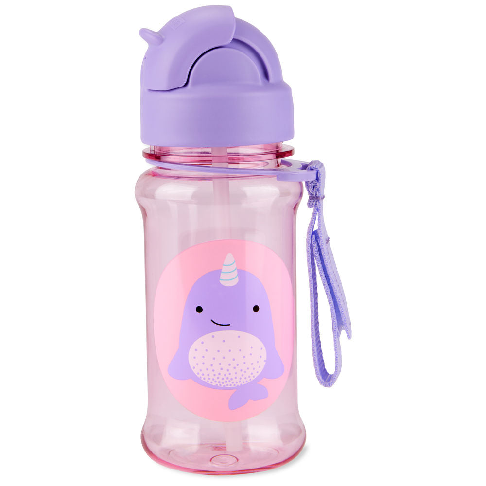 Skip Hop Zoo Tritan Straw Water Bottle, 355ml (13 Designs)