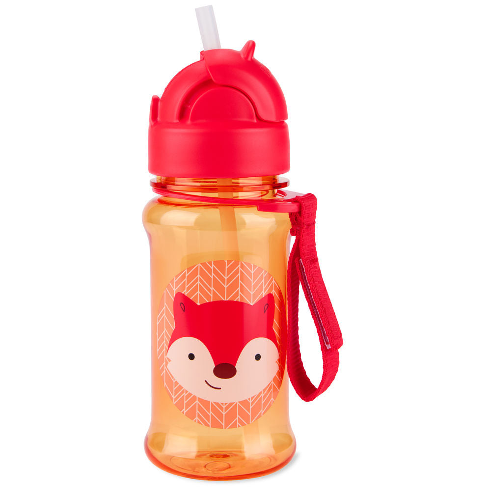 Skip Hop Zoo Tritan Straw Water Bottle, 355ml (13 Designs)