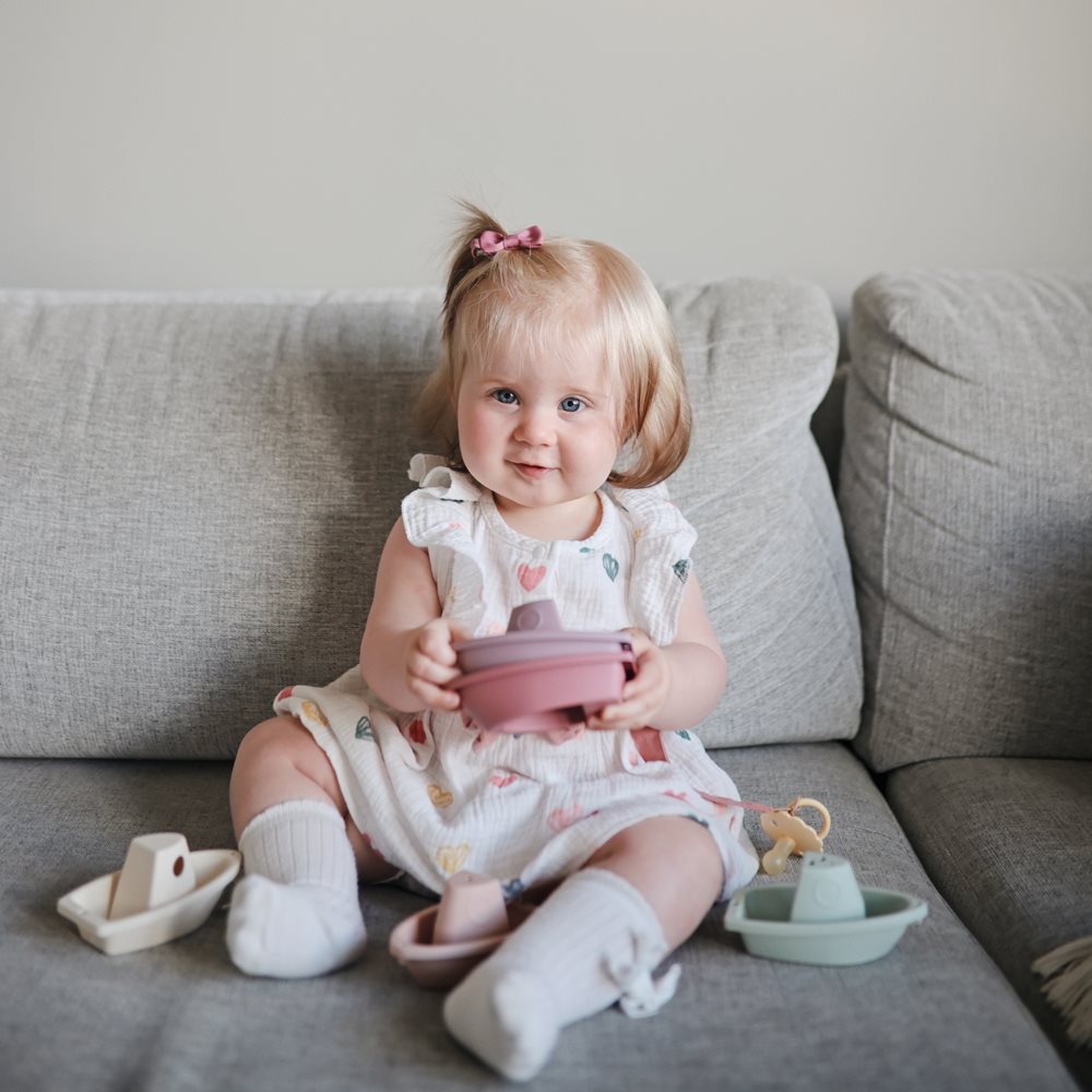 Mushie Bath Boats, 5pcs (3 Colors) - Pupsik Singapore