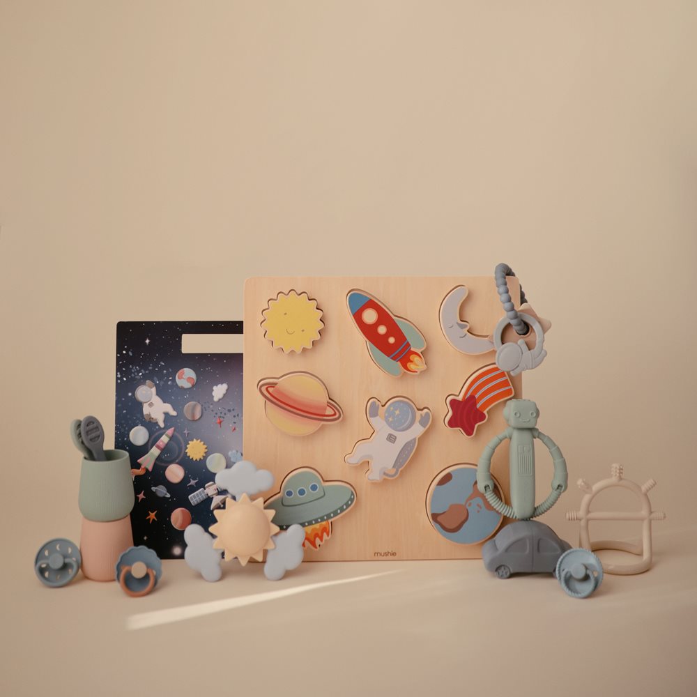 Mushie Wooden Puzzle (2 Designs) - Pupsik Singapore