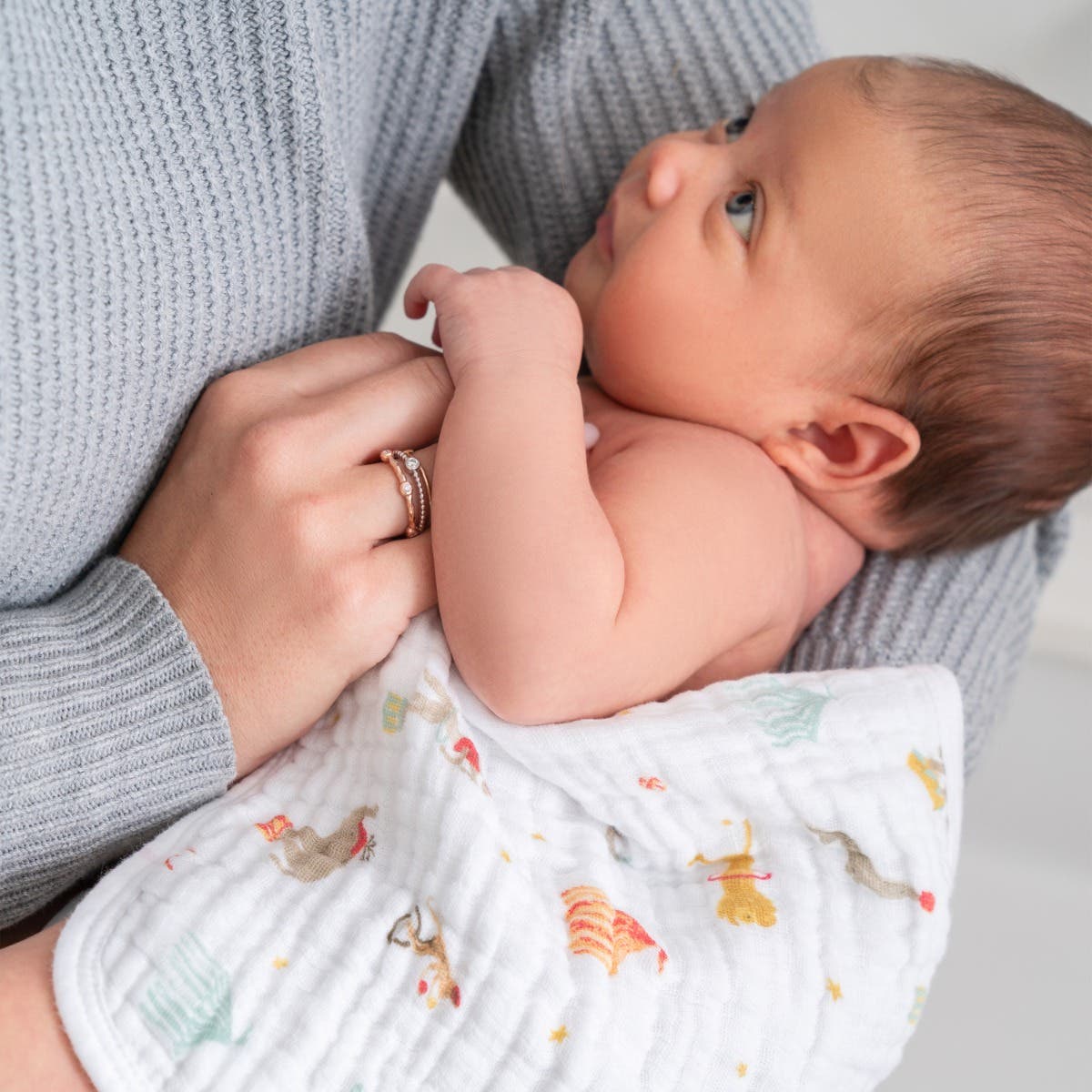 Aden Anais Essentials Cotton Muslin Washcloths, 3pk (7 designs) - Pupsik Singapore