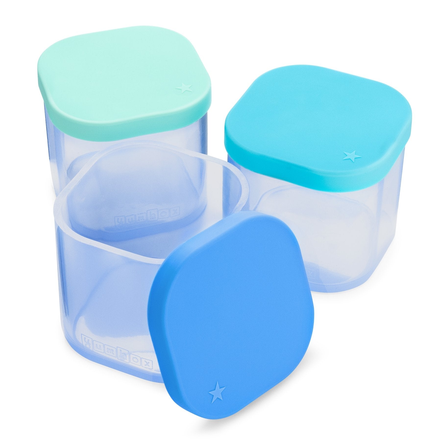 Yumbox Chop Chop Silicone Storage Cubes, 3pc - Crisp