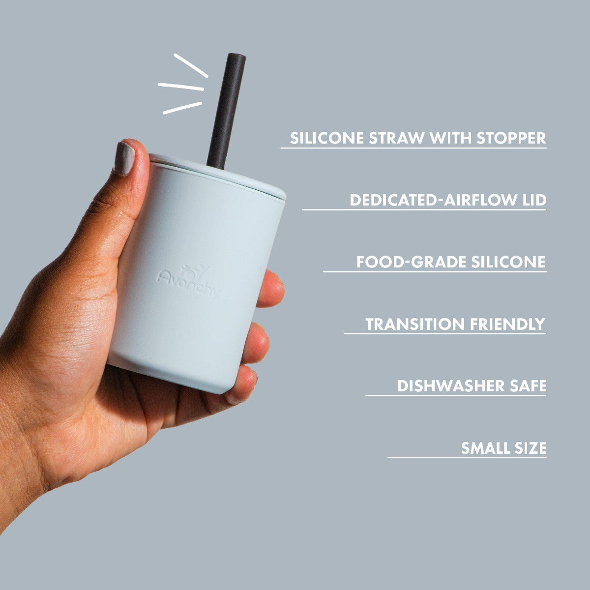 Avanchy Silicone La Petite Mini Cups, 5oz (9 Colours)