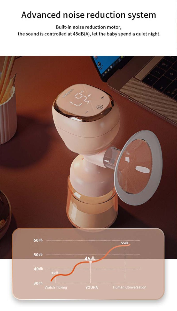 Youha AIO Electric Breast Pump with Lactation Massager