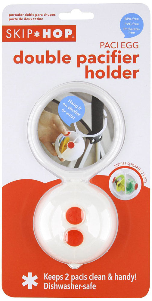 Skip Hop Paci Egg Double Pacifier Holder