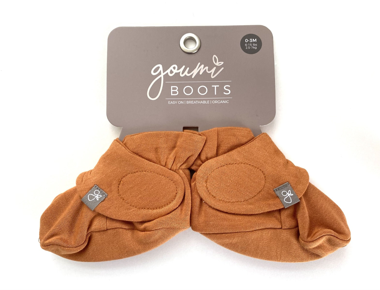 Goumiboots Bamboo & Organic Cotton Booties - Adobe (3 Sizes)