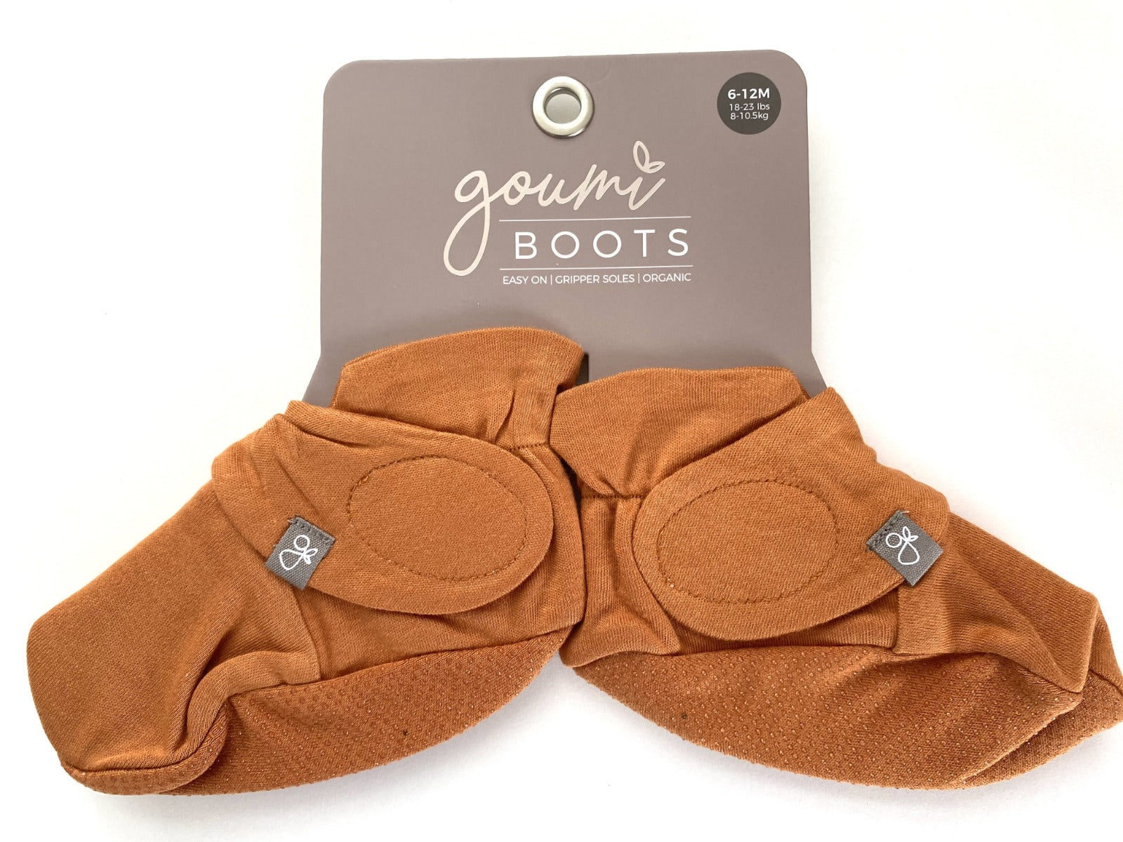 Goumiboots Bamboo & Organic Cotton Booties - Adobe (3 Sizes)