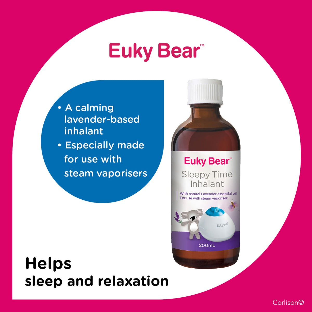 Euky Bear Sleepy Time Inhalant (200ml) - exp 04/27