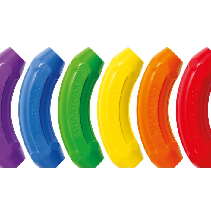 SmartMax 6 Curved Bars Extension Set Magnetic Building Toy