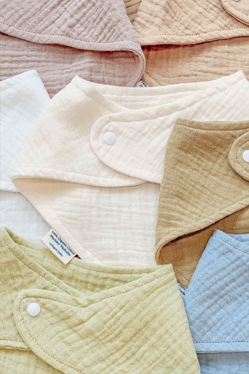 Soft Spot Bandana Bib, 3pk (4 Designs) - Pupsik Singapore