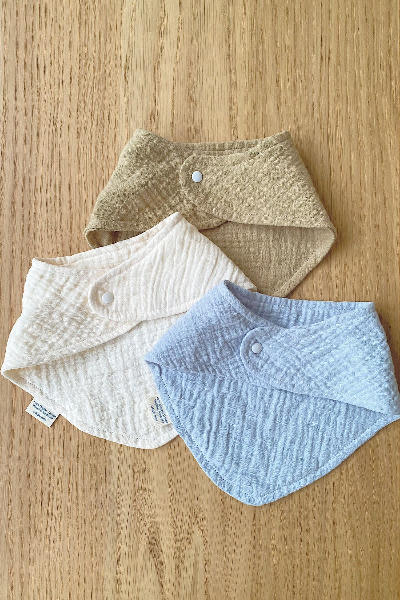 Soft Spot Bandana Bib, 3pk (4 Designs) - Pupsik Singapore