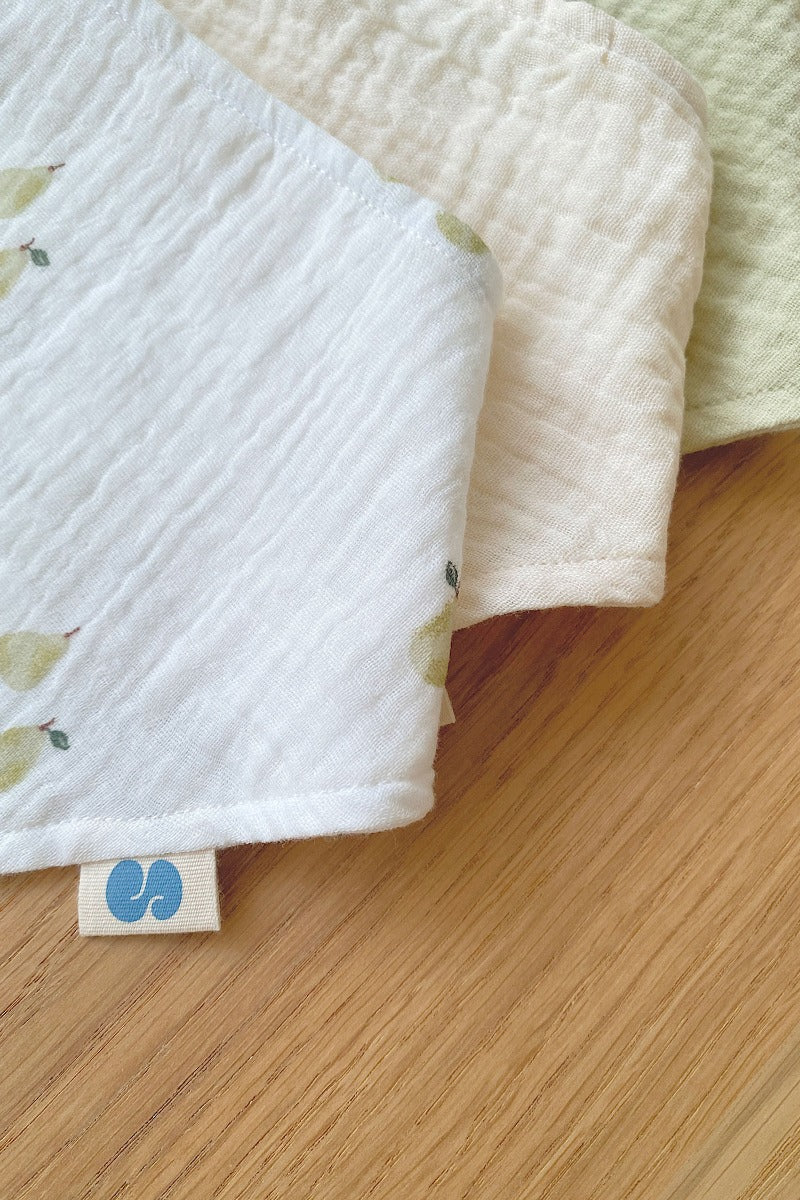 Soft Spot Bandana Bib, 3pk (4 Designs) - Pupsik Singapore