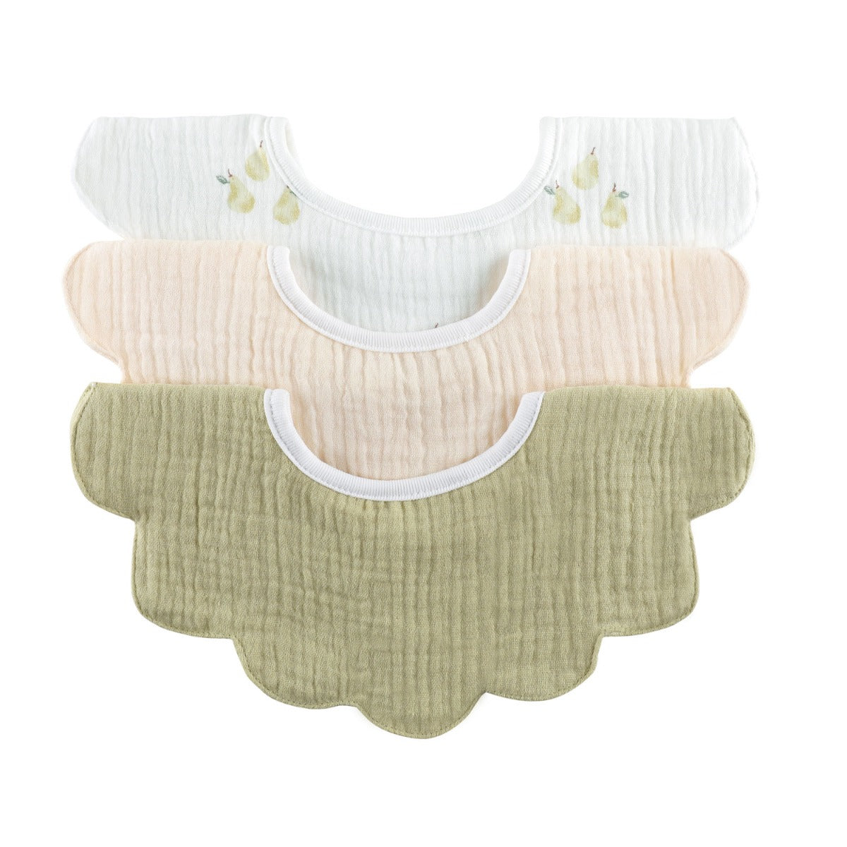 Soft Spot Petal Bib, 3pk (5 Designs) - Pupsik Singapore