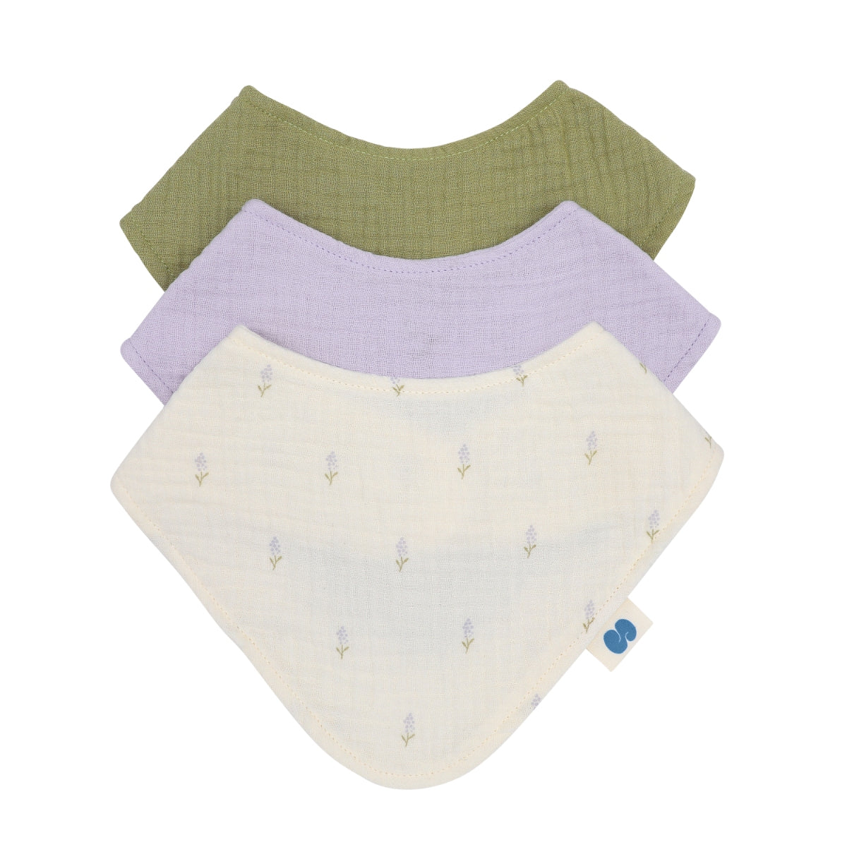 Soft Spot Bandana Bib, 3pk (7 Designs)