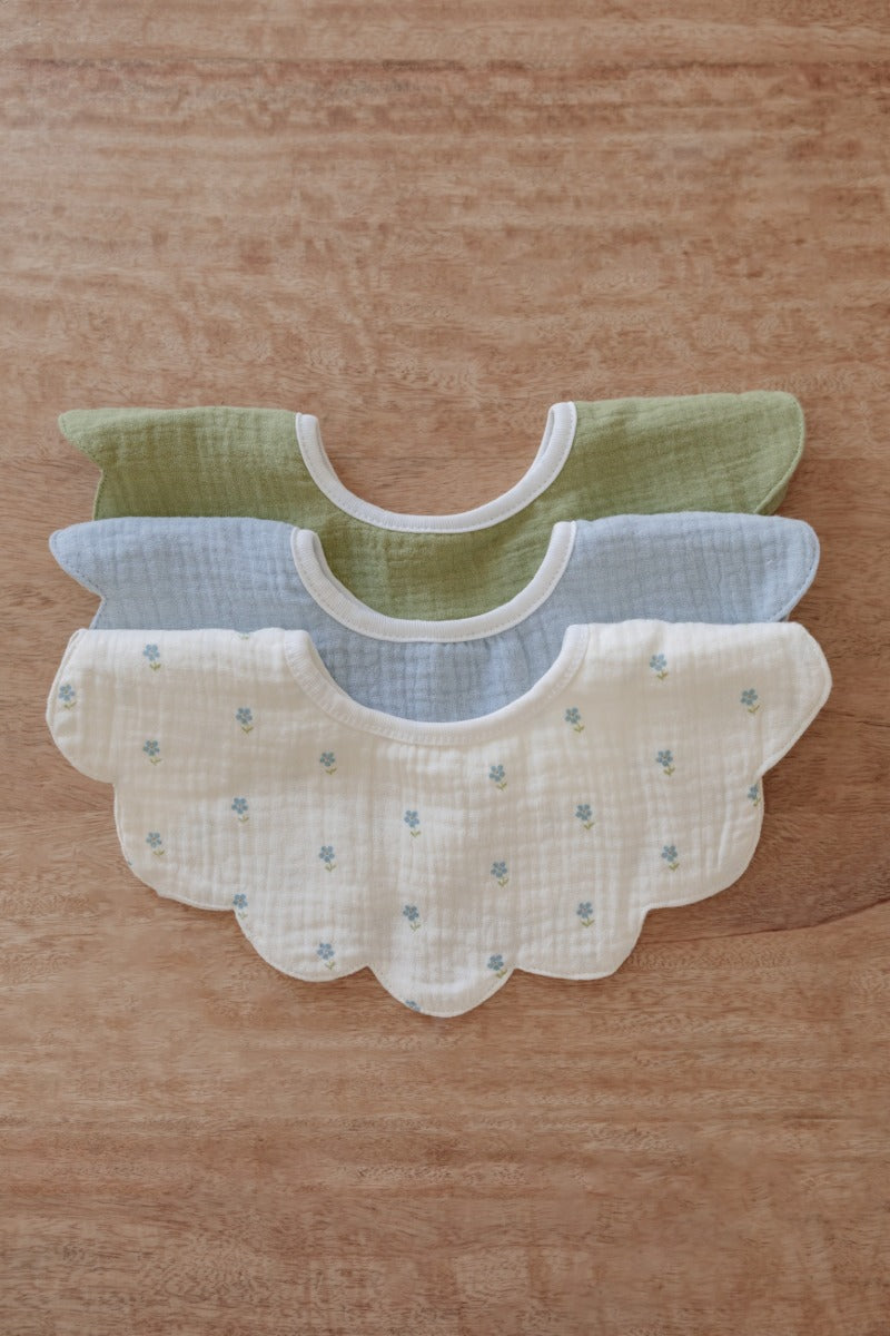 Soft Spot Petal Bib, 3pk (6 Designs)