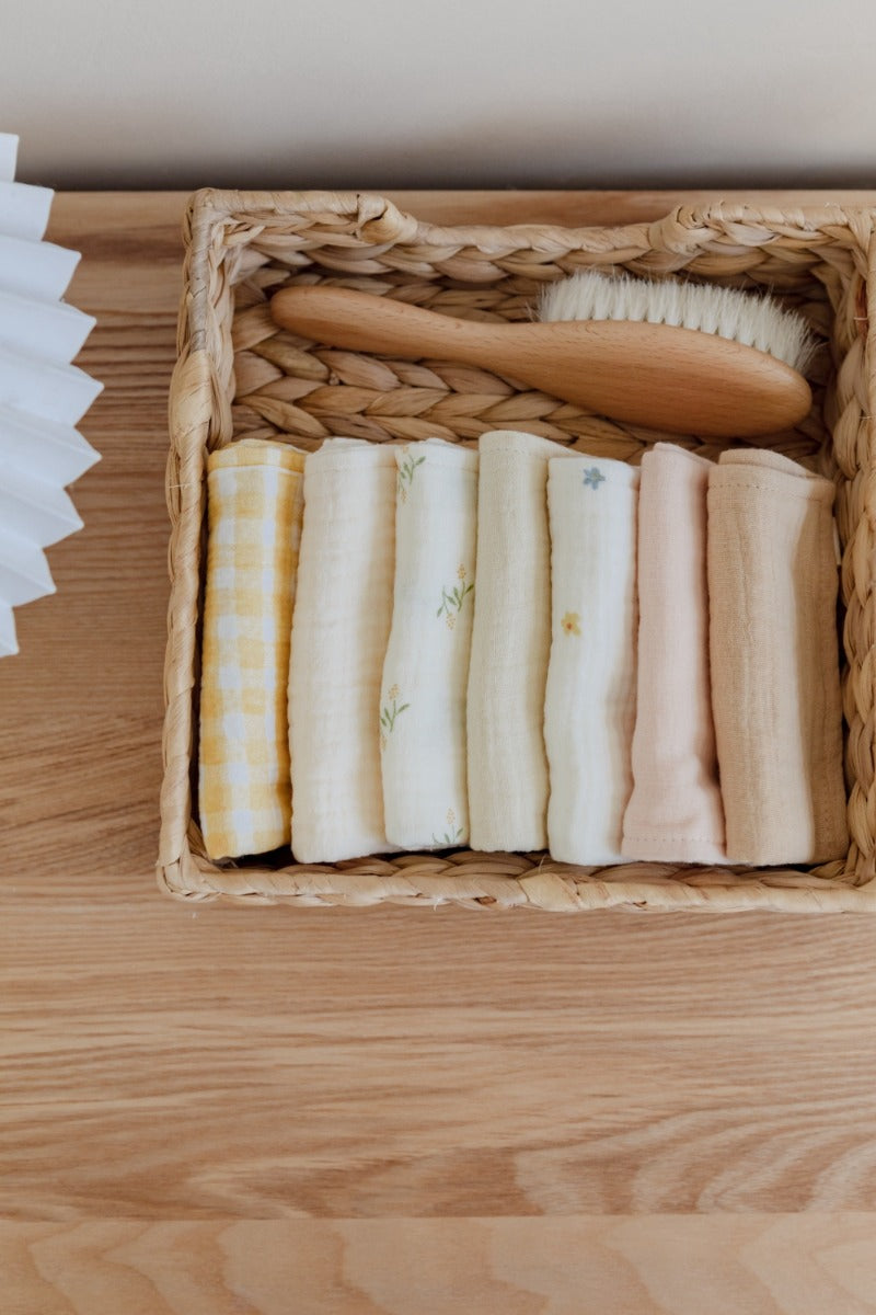 Soft Spot Squares Wash Cloth Set, 7pcs (3 Colors)