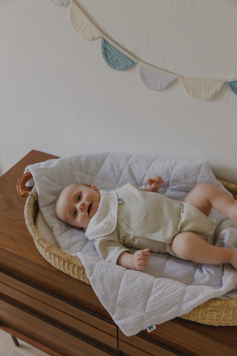 Soft Spot Short Sleeve Onesie - Cocoa (2 Sizes)