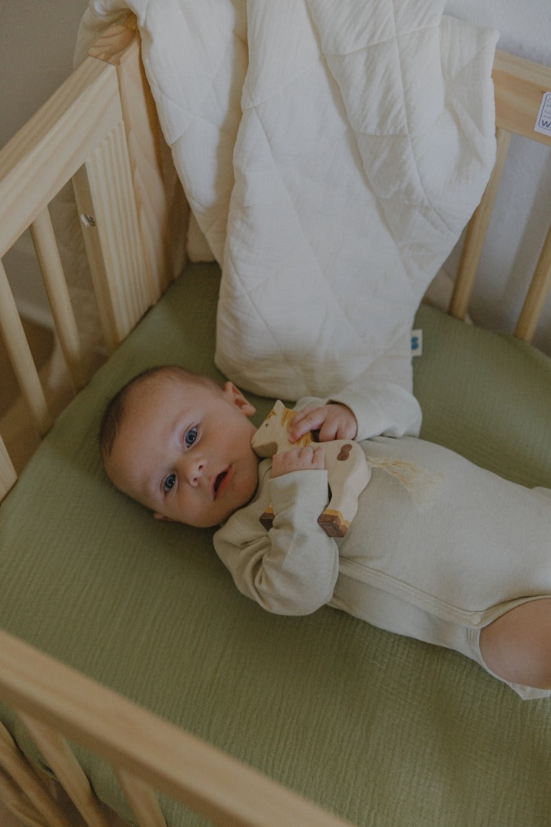 Soft Spot Long Sleeve Onesie - Cocoa (3 Sizes)