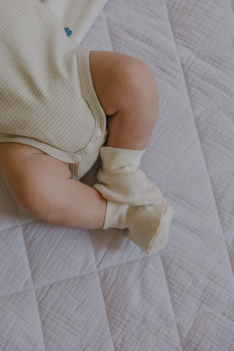 Soft Spot Short Sleeve Onesie - Tiramisu (2 Sizes)