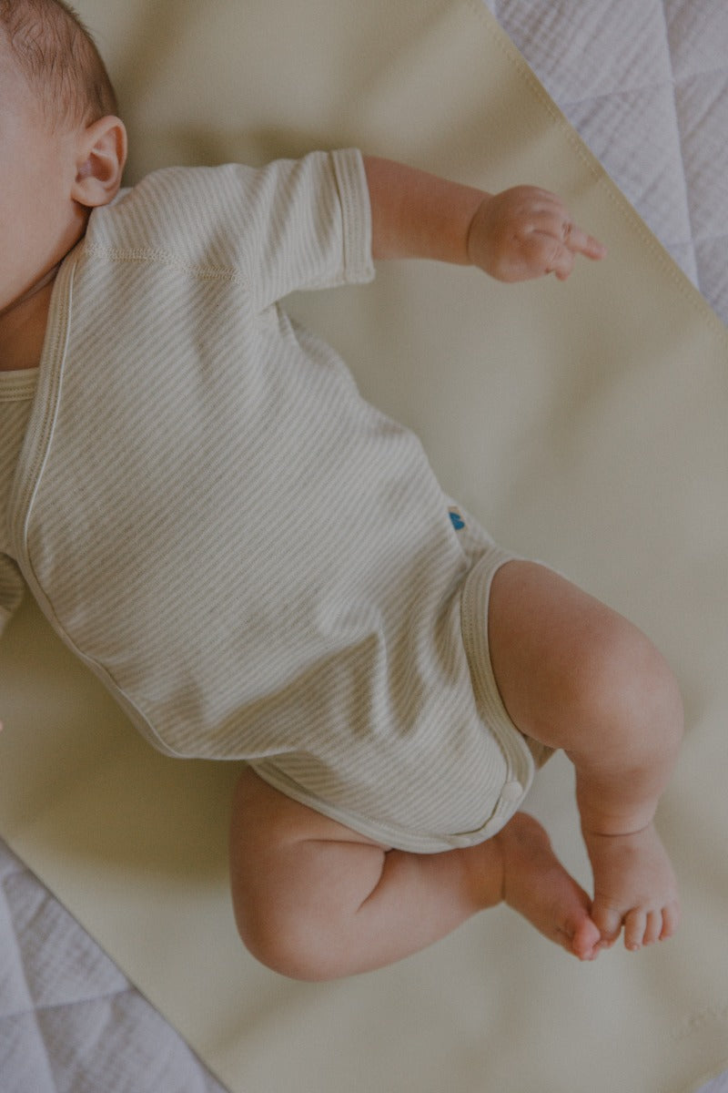 Soft Spot Short Sleeve Onesie - Tiramisu (2 Sizes)