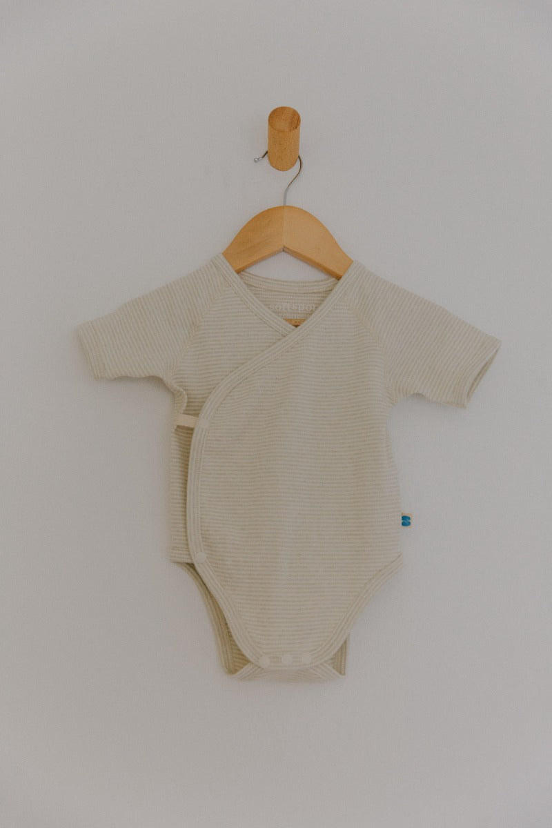 Soft Spot Short Sleeve Onesie - Tiramisu (2 Sizes)
