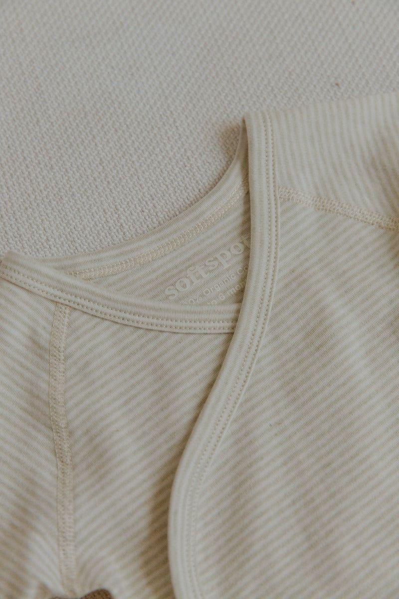 Soft Spot Long Sleeve Onesie - Tiramisu (2 Sizes)