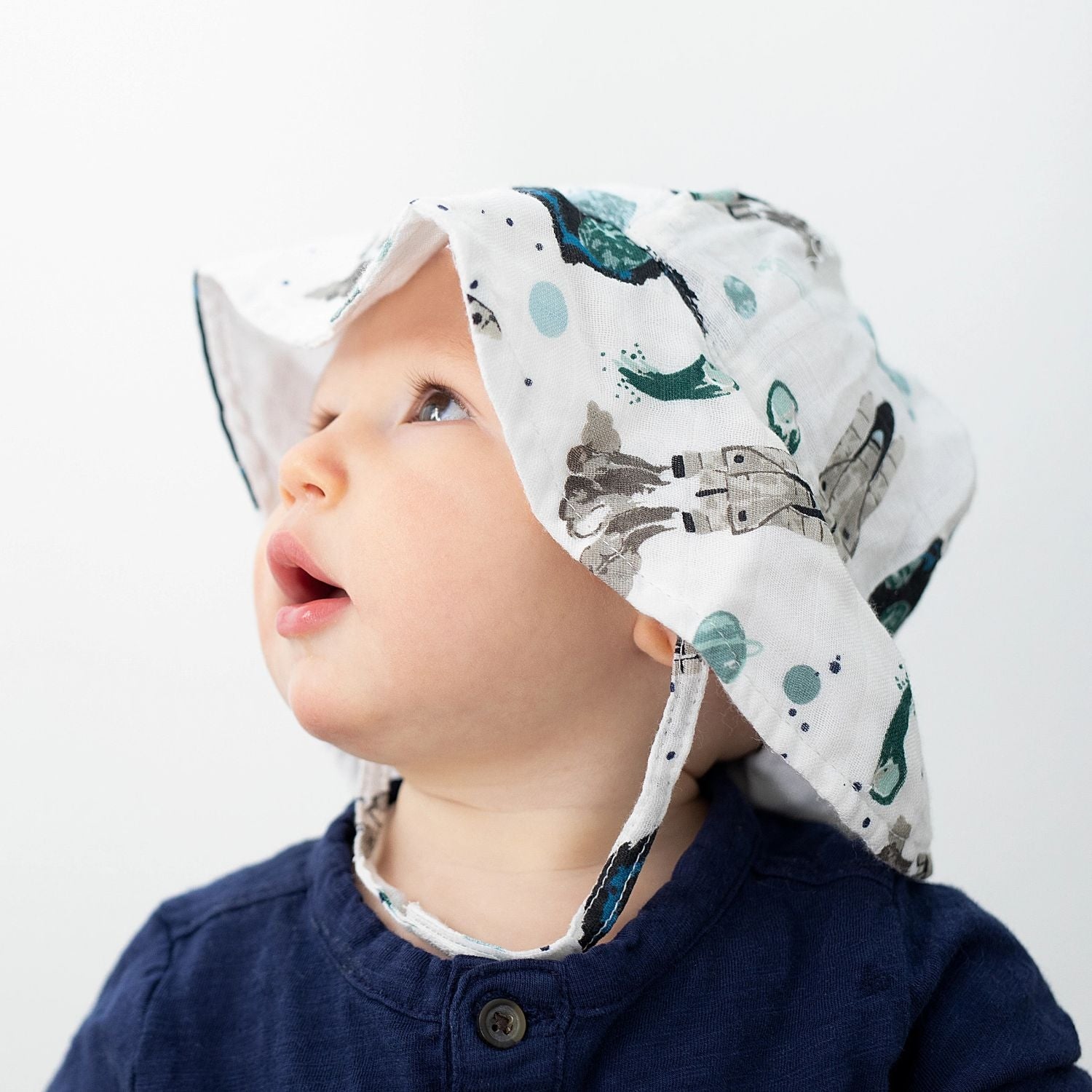 Bebe Au Lait Luxury Muslin Sun Baby Hat (4 Designs) - Pupsik Singapore