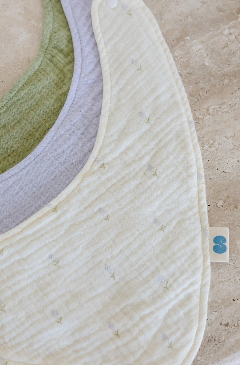 Soft Spot Bandana Bib, 3pk (7 Designs)