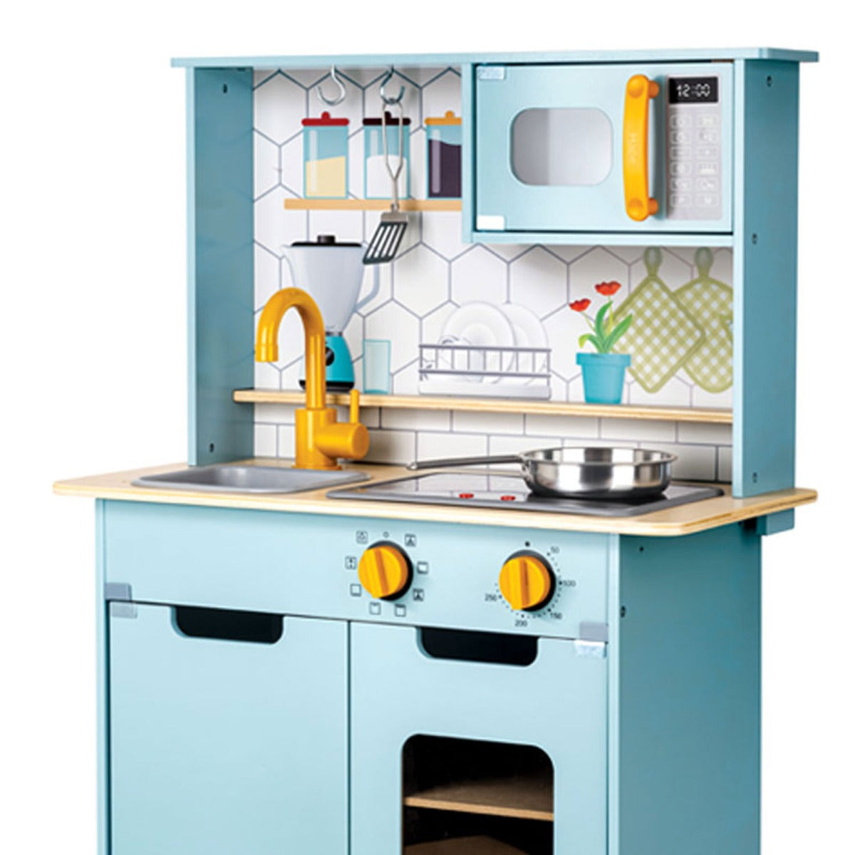 Hape Kitchen with Light and Sound - Light Blue