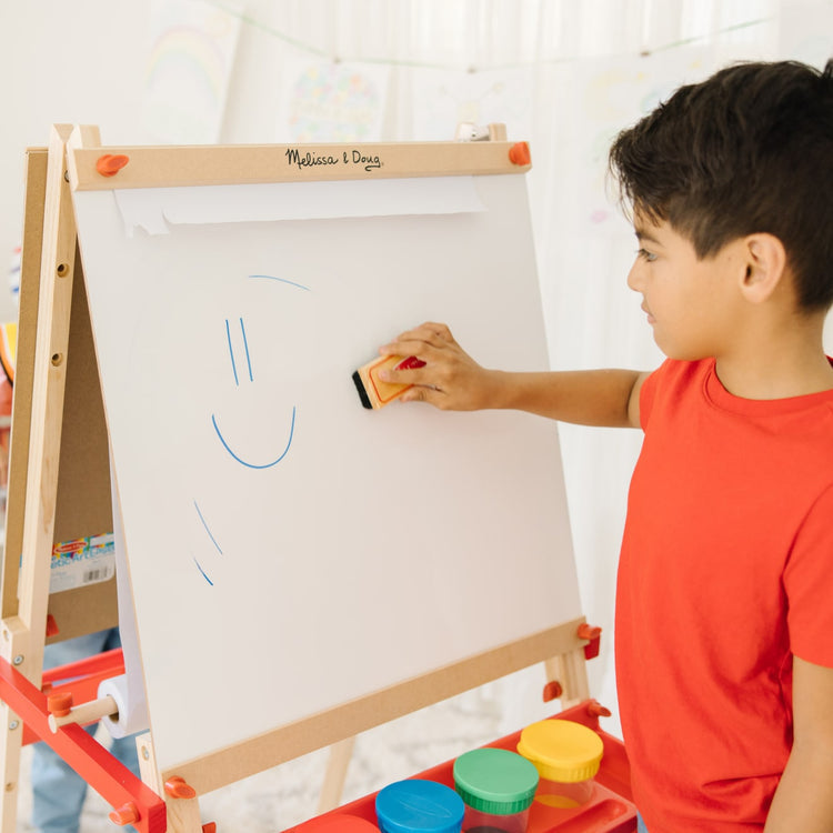 Melissa & Doug Deluxe Magnetic Standing Art Easel