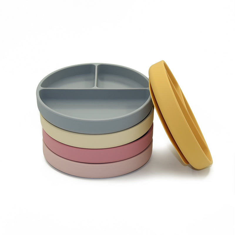 Biomom Stay Put Trio Silicone Suction Plate (5 Colors)