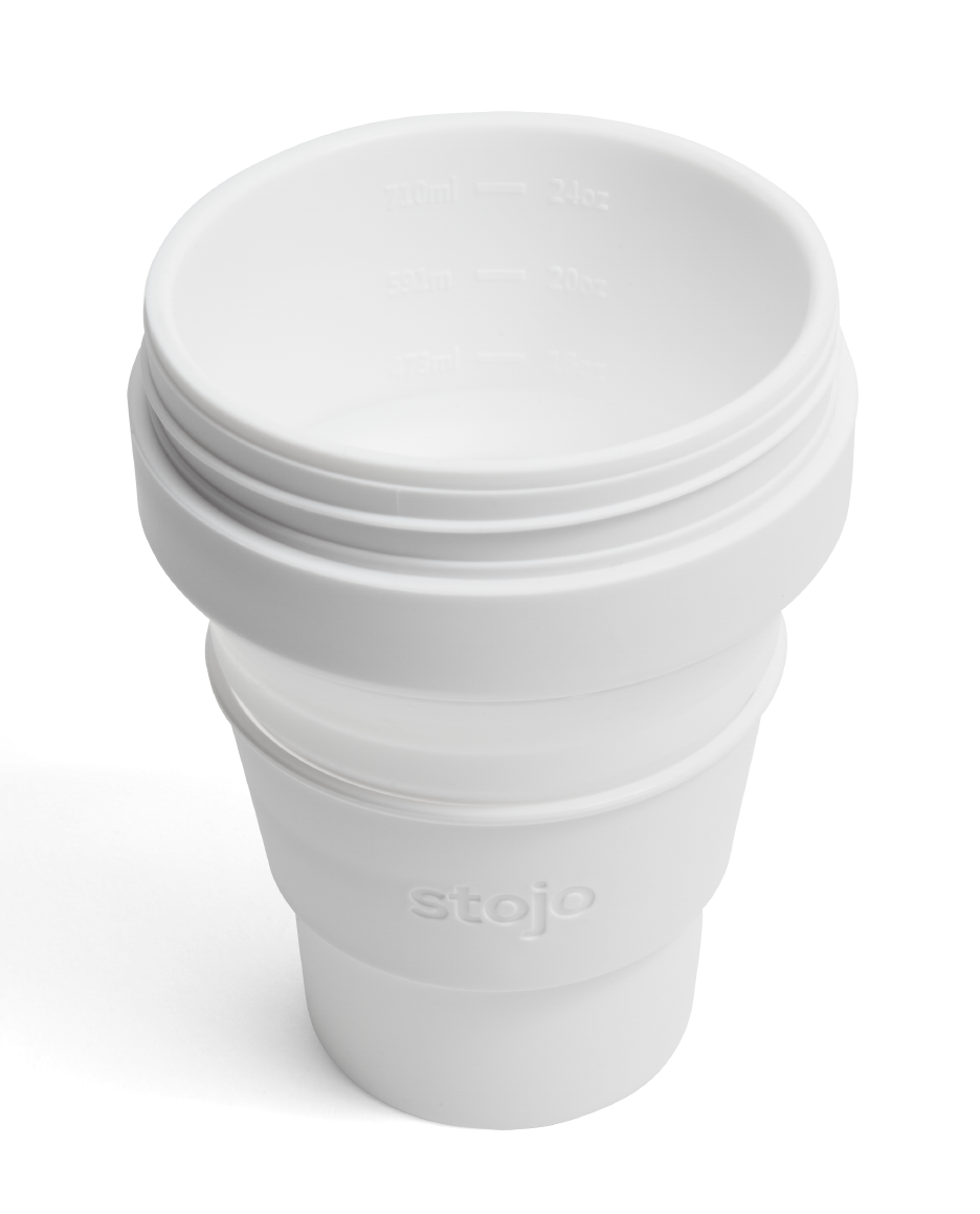 Stojo Silicone Collapsible Cup (24oz - Venti Size) (2 Colours) - Pupsik Singapore