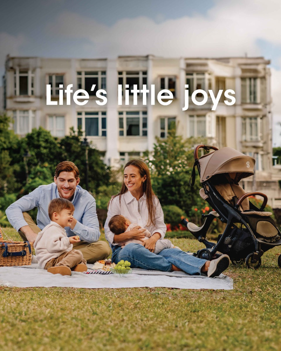 Globber Stroll Lite Compact and Foldable Stroller - Olive