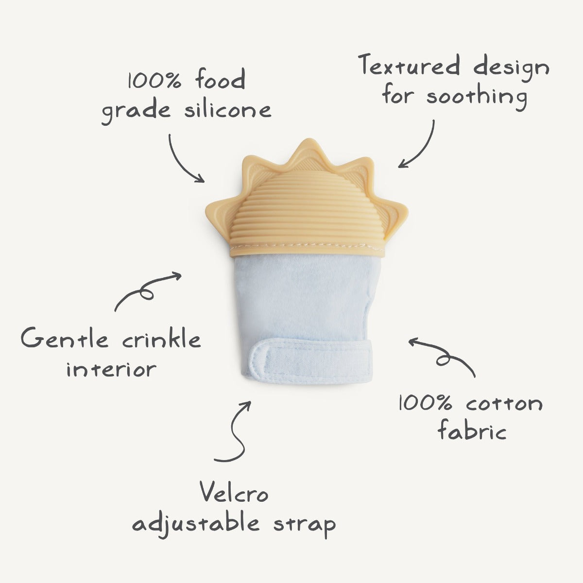Mushie Teething Mitten (2 Designs)