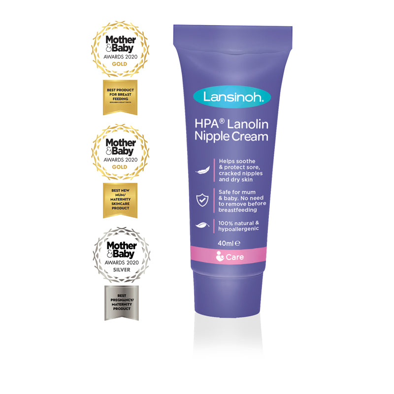 Lansinoh HPA Lanolin Nipple Cream, 40ml - Made in New Zealand